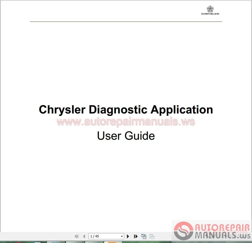 Cda chrysler diagnostic application software